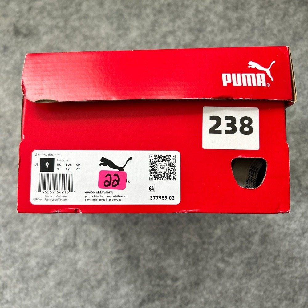 PUMA Evospeed Star 9 Track And Field Mens White/Red Sneakers Athletic Shoes - Picture 16 of 16